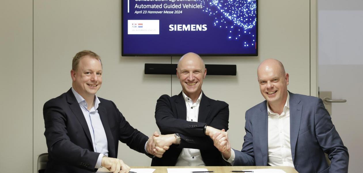 Siemens Nederland and VDL strengthen partnership for second-generation Automated Guided Vehicles (AGVs)