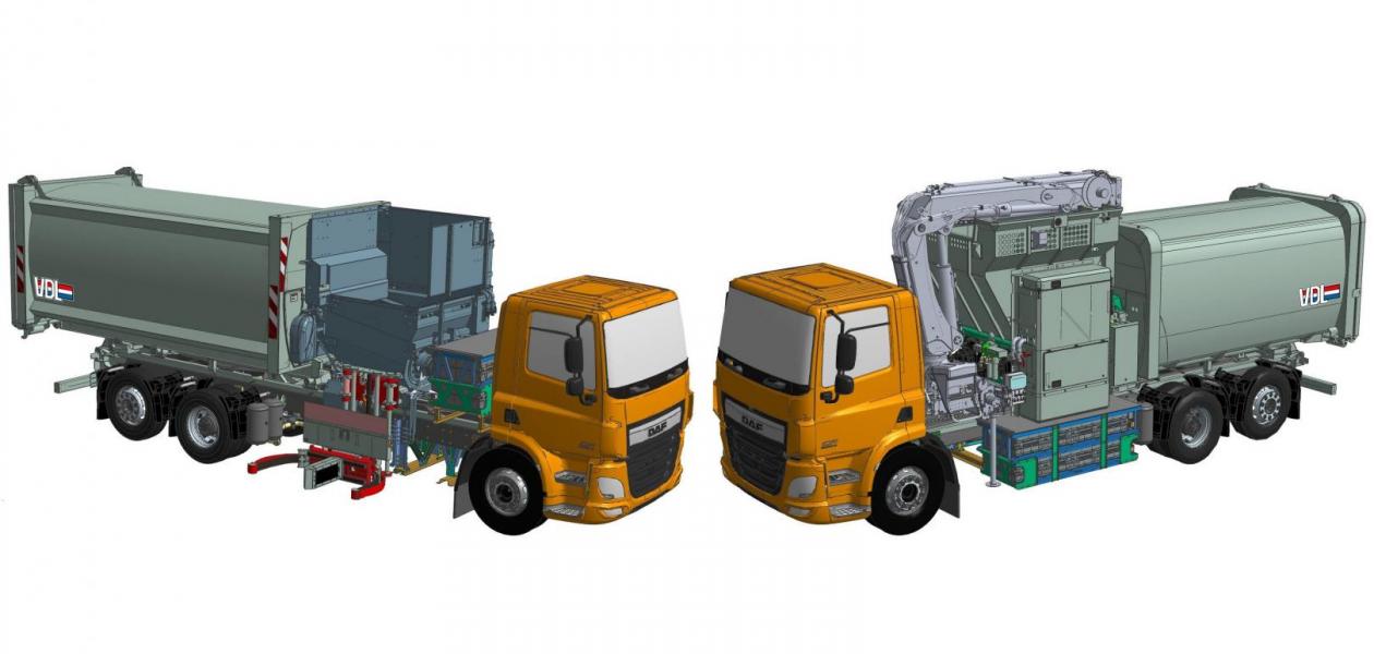 VDL développe des véhicules électriques pour la collecte des déchets