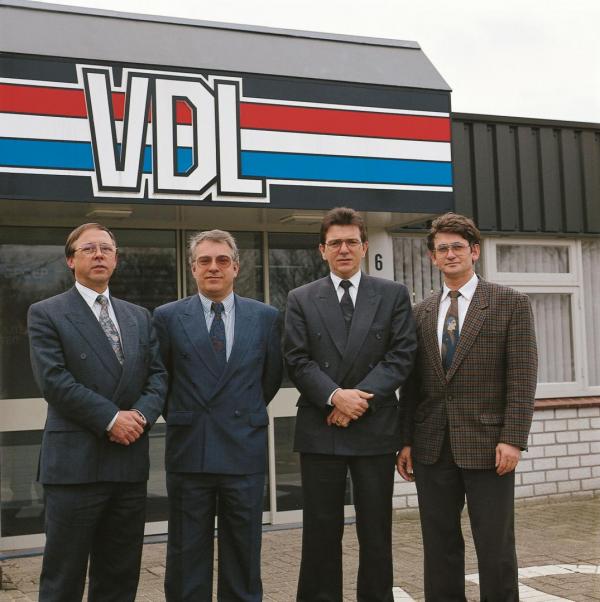 Company directors from left to right Rini Vermeulen, Wim van der Leegte, Wim Maathuis and Lau Pas