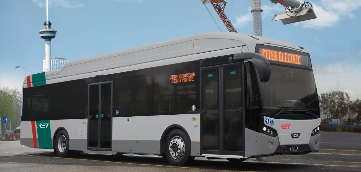 RET gunt 55 elektrische bussen voor regio Rotterdam aan VDL