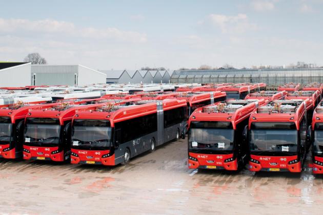 Europa's grootste elektrische busvloot in operatie