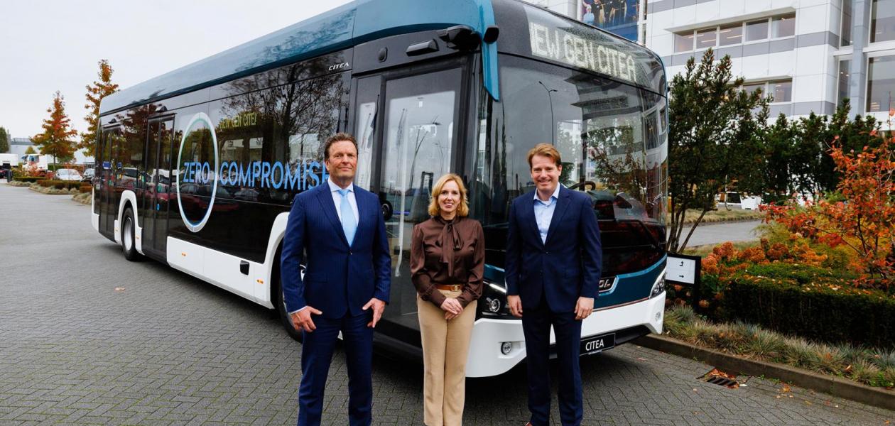 Poursuite de l'écologisation des transports publics par la province du Brabant septentrional et Arriva, avec 64 VDL Citea de nouvelle génération